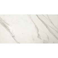 Floor tile and Wall tile - Roma Statuario mat - 30x60 cm - rectified edges - 10 mm thick