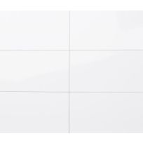 Wall tile - Kerabo white glans - 25x40 cm - 8mm thick