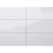 Wall tile - Kerabo white glans - 30x60 cm - 9mm thick