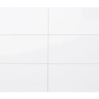 Wall tile - Kerabo white mat - 25x40 cm - 9mm thick