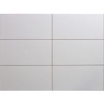 Wall tile - Kerabo white mat - 30x60 cm - 9mm thick