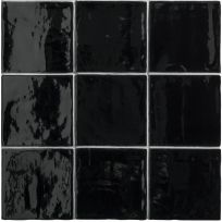Wall tile - Oud Hollandse whitejes black - 13x13 cm - 10mm thick