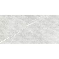 Wall tile - Tilorex Egunio Light grey structuur Satin - 30x60 cm - Rectified - Ceramic - 9 mm thick - VTX61298