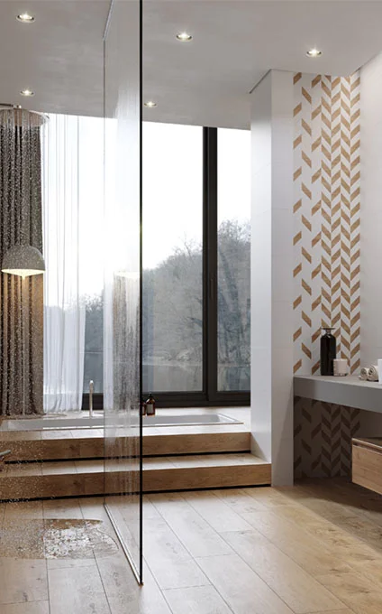 Ceramic parquet